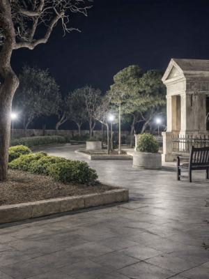 Professional area flood lighting setup for weddings and events in Malta by Celebright Rentals